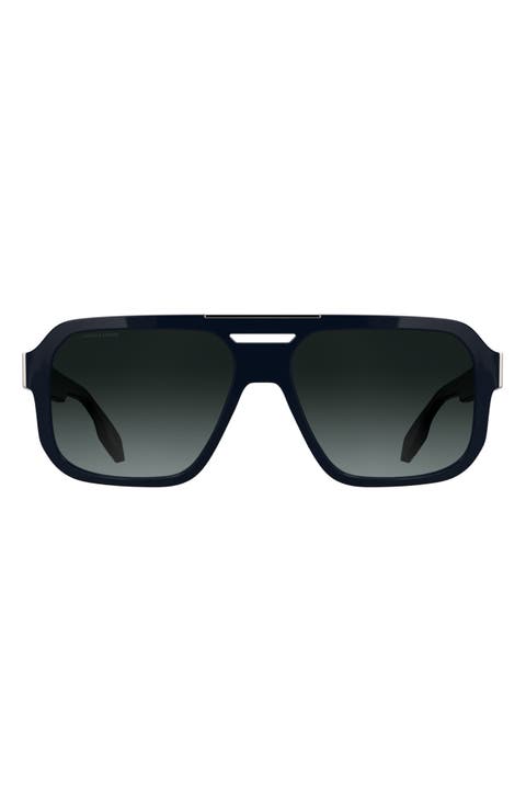 59mm Modified Rectangular Sunglasses