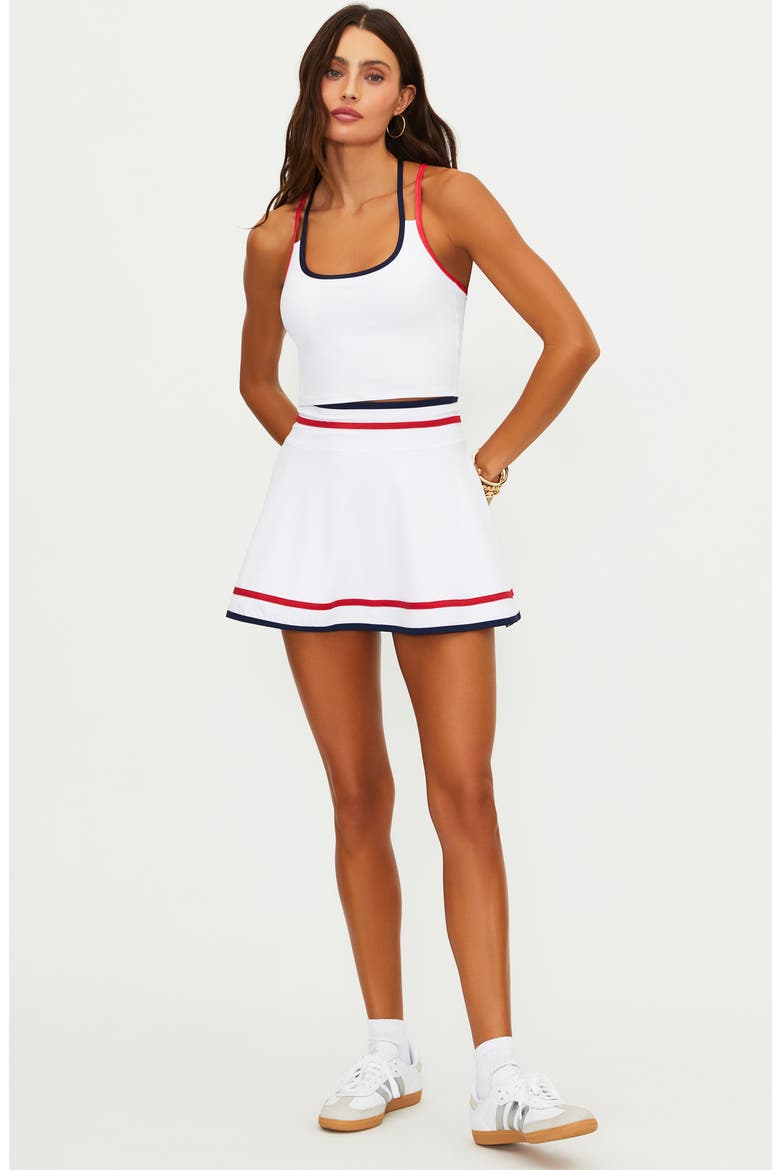 Tamara Miniskirt, Alternate, color, HERITAGE WHITE