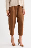 MAX STUDIO Faux Suede Barrel Pants