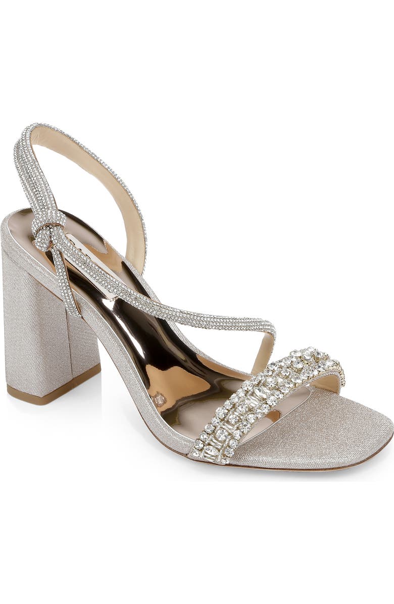 Badgley Mischka Collection Naomi Slingback Sandal, Main, color, Champagne