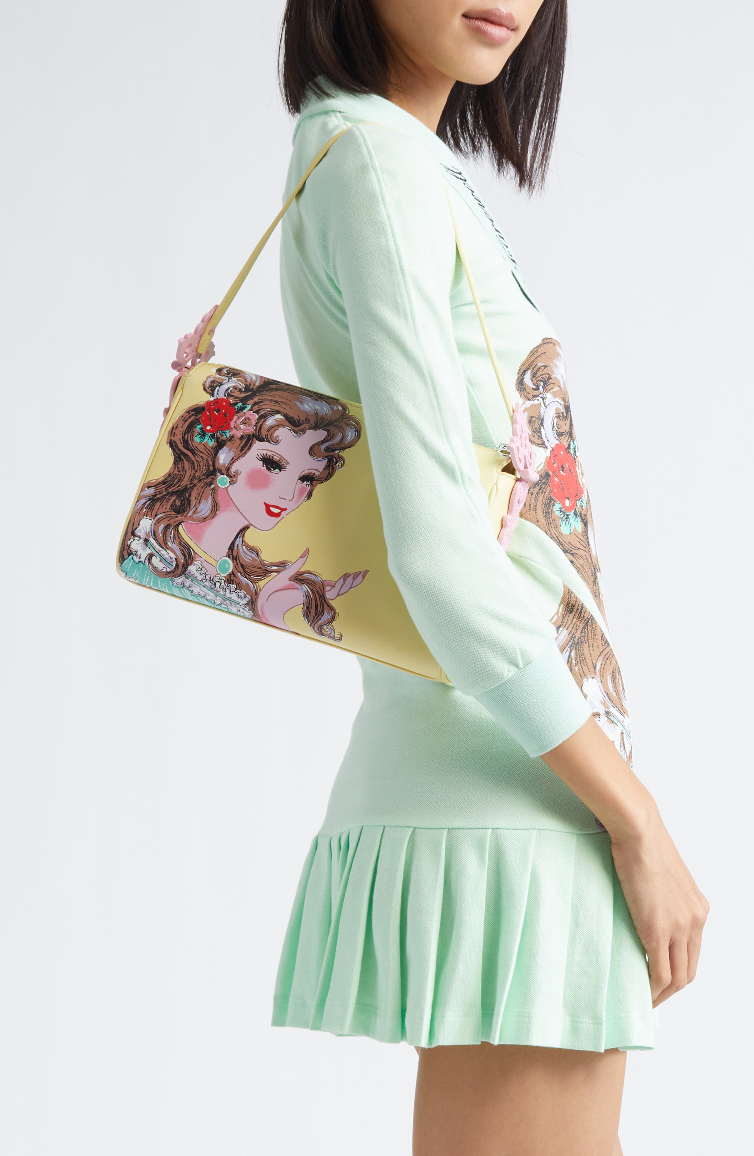 Ashley Williams Lady Spellbind Leather Shoulder Bag, Alternate, color, 