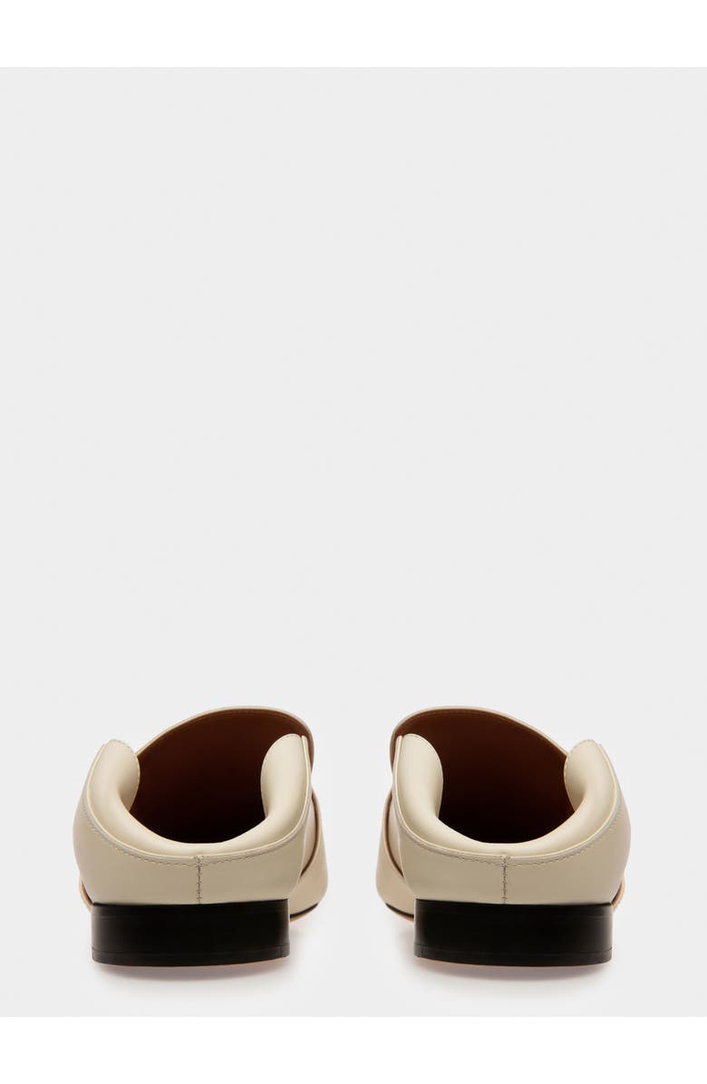 Bally Janelle Women's Leather Slipper, Alternate, color, White