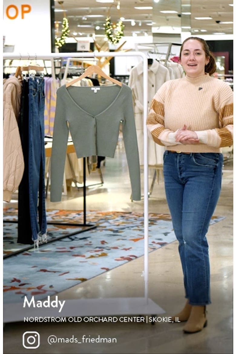 Rib Crop Cardigan video