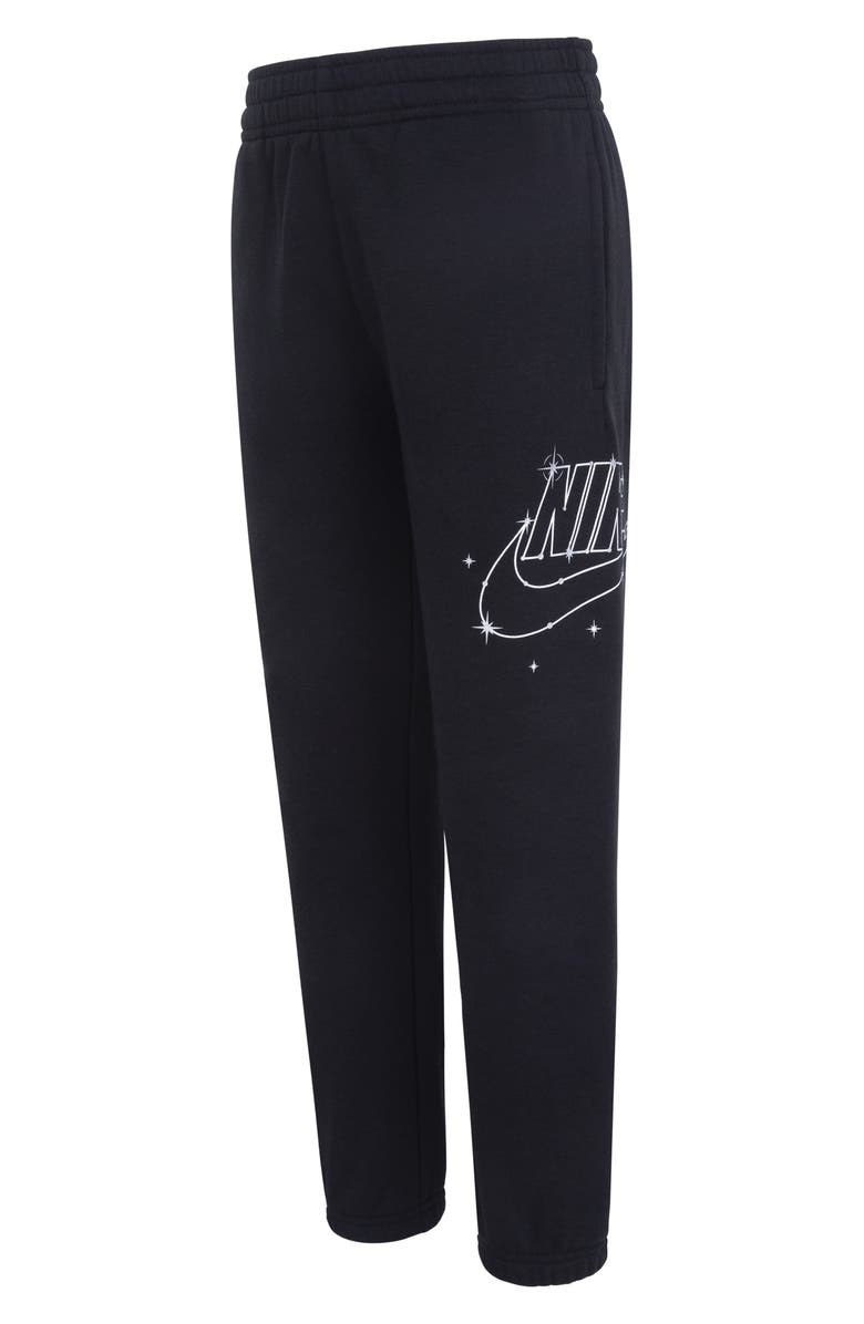Nike Kids' Shine Logo Sweatpants, Alternate, color, Black