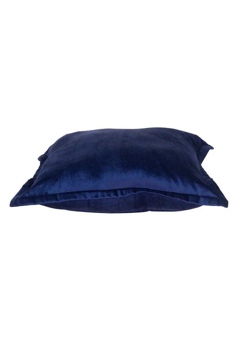 PARKLAND COLLECTION Agneta Transitional Blue Square Throw Pillow, Alternate, color,