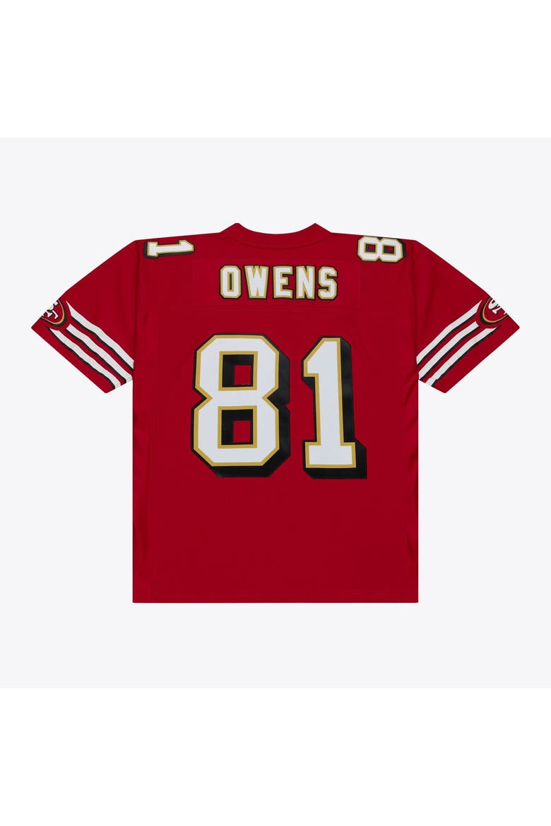 Men's Mitchell & Ness Terrell Owens Red San Francisco 49ers 1996 Legacy Replica Player Jersey, Alternate, color, Red