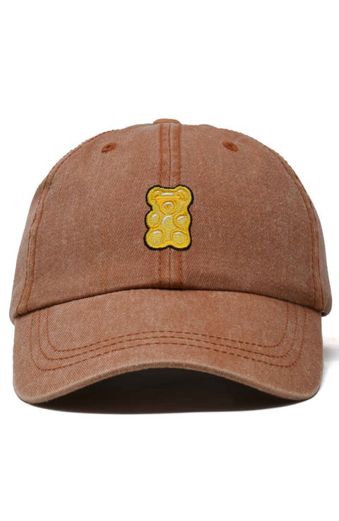 Yellow Gummy Embroidered Dad Cap