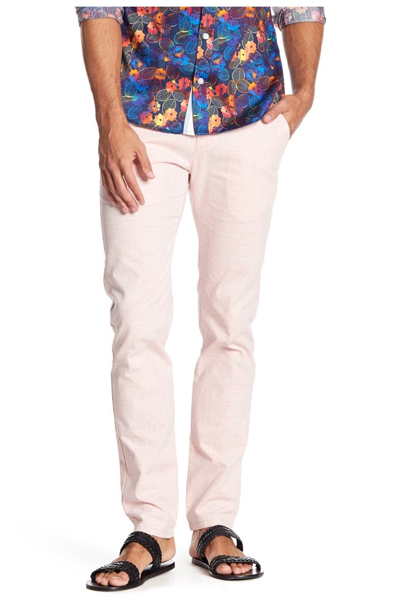 T.R. PREMIUM Patterned Comfort Fit Casual Pants - 32-34" Inseam, Alternate, color, 