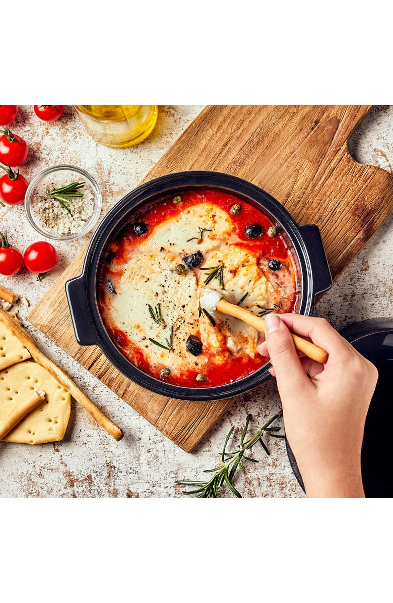 Emile Henry Cheese Baker, Alternate, color, Charcoal