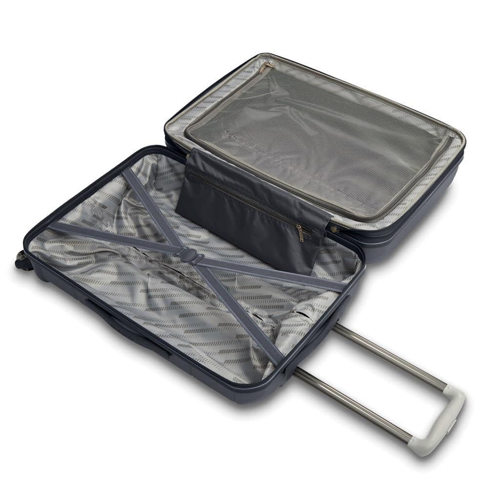 AMERICAN TOURISTER Stratum 2.0 Hardside 20" Spinner Carry On Luggage, Alternate, color, Charcoal