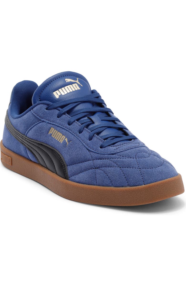 PUMA Club II Indoor Sneaker, Main, color, Blue Jewel/ Puma Black