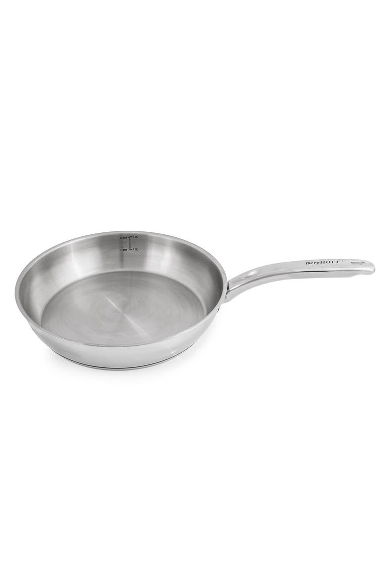 Stainless Steel 2.5-Qt. Skillet, Alternate, color, SILVER