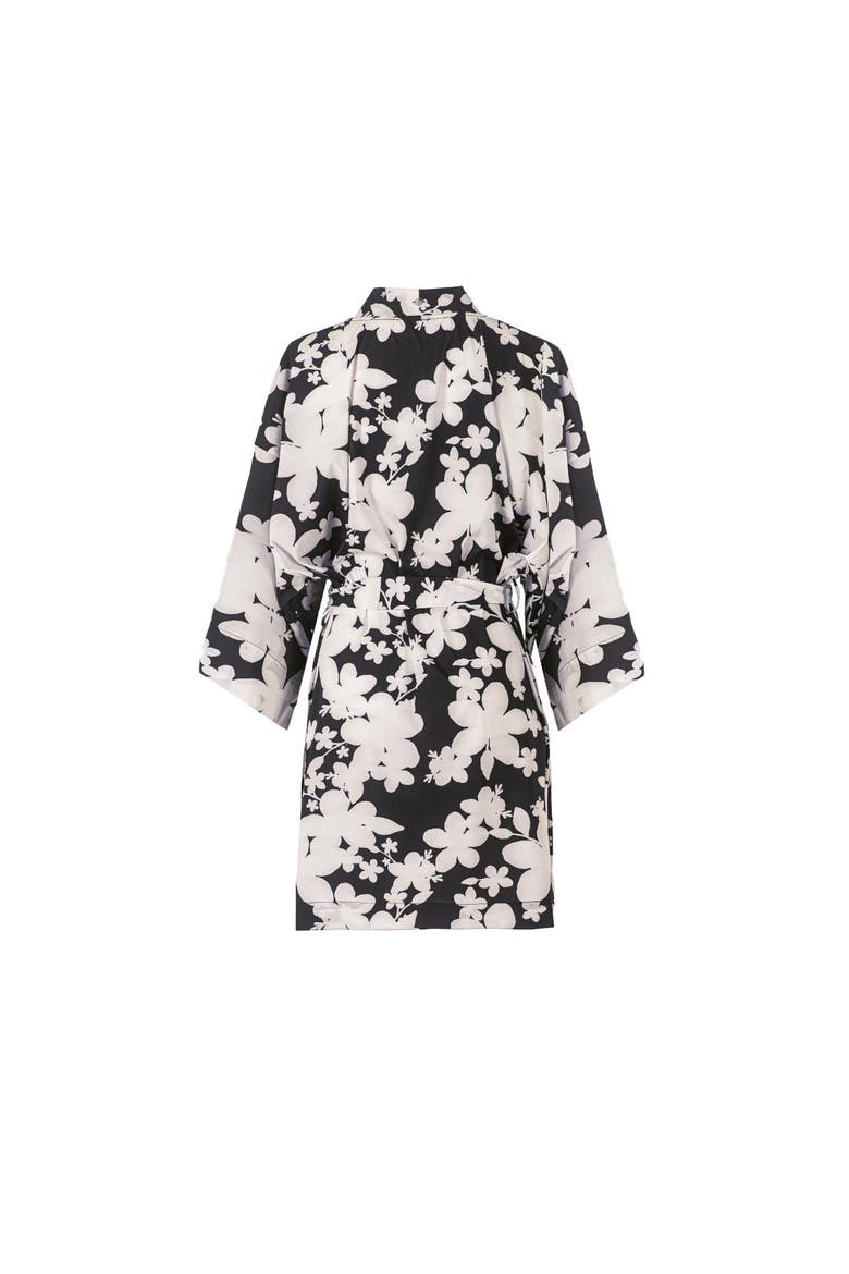 Albeon Short Robe, Alternate, color, Black