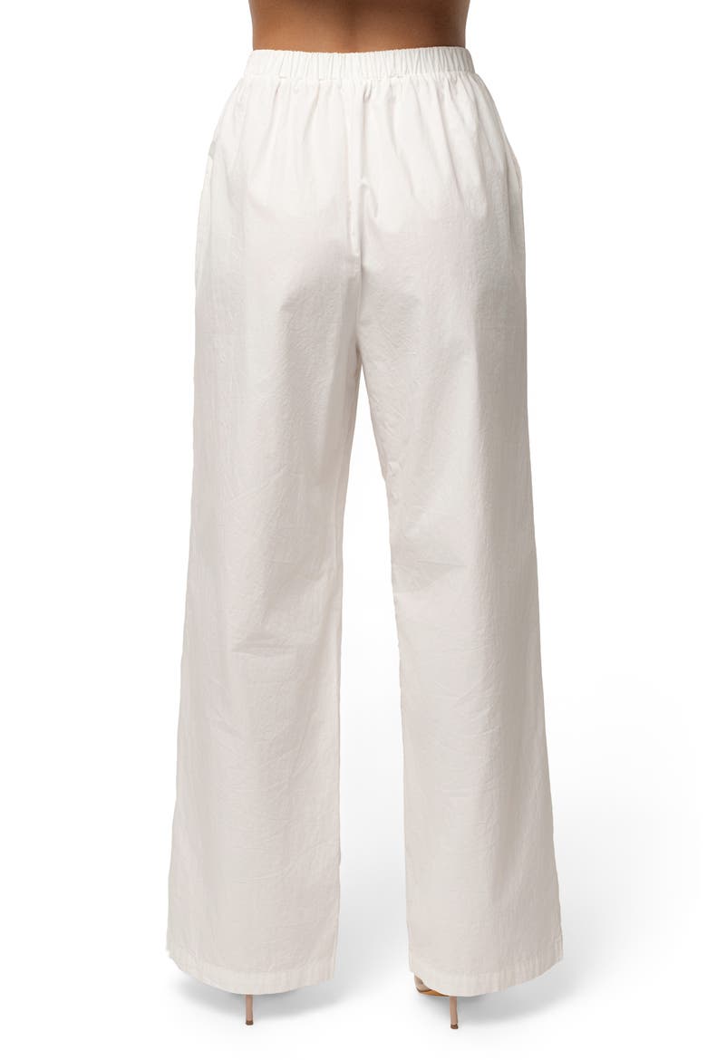Leon Pleated Wide Leg Pants, Alternate, color, IVORY