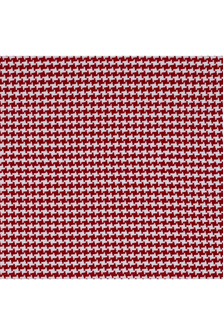 Tango Red Houndstooth Placemat Set/6, Alternate, color, Red