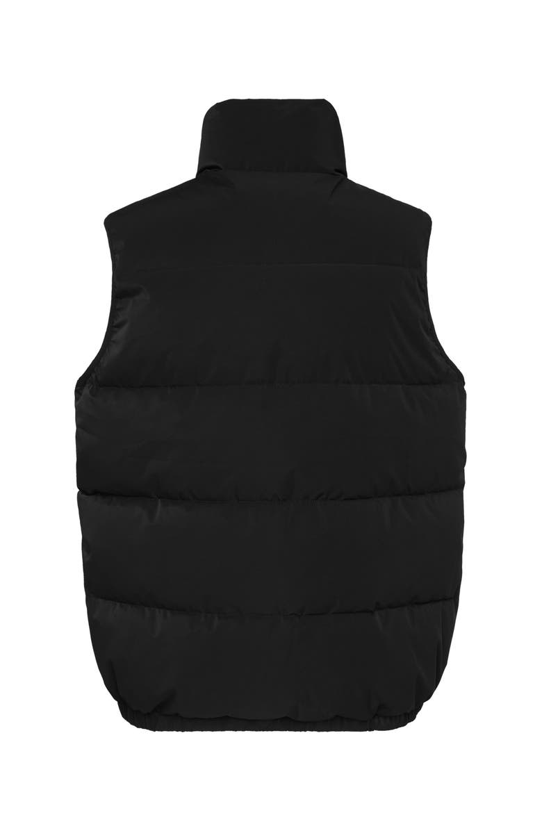 PHILIPP PLEIN Nylon Down Jacket Vest Men, Alternate, color, Black