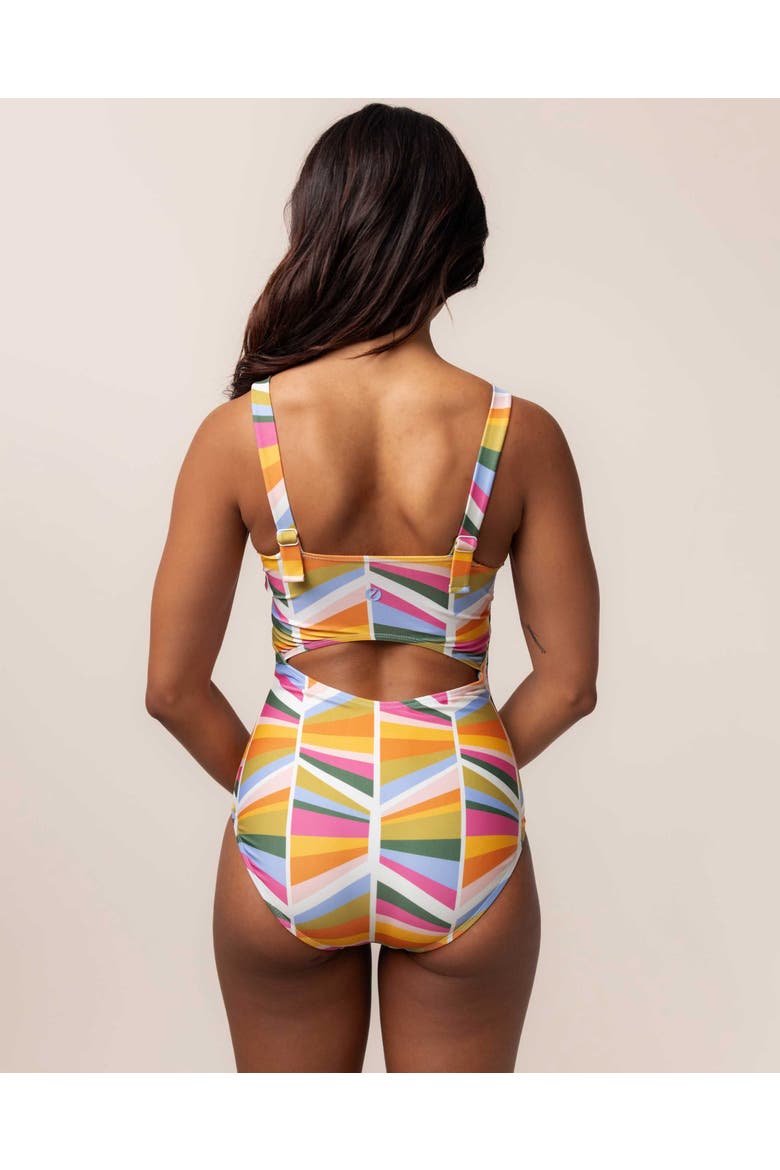 Harbor One-Piece Swimsuit, Alternate, color, Rockpoint