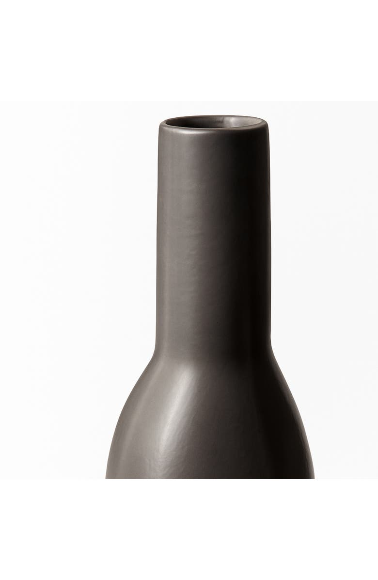 Gharyan Stoneware Dadasi Decorative Vase, Alternate, color, Matte Black