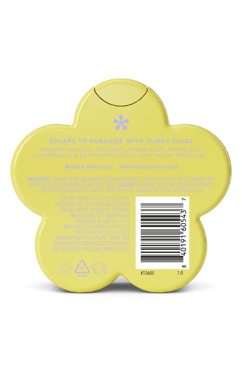 Daise Lowkey  Fragrance Body Mist In Yellow