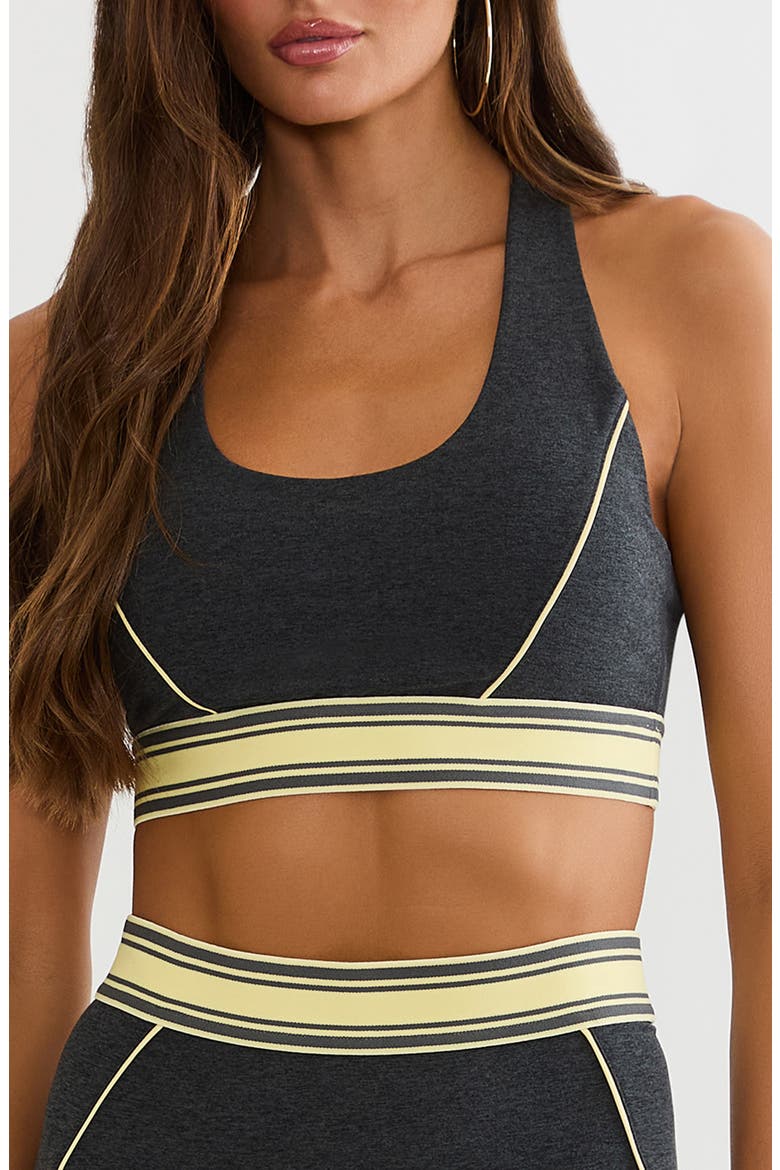 Lucille Scoop-Neck Sports Bra, Main, color, BUTTER GRAY SOFT SERVE