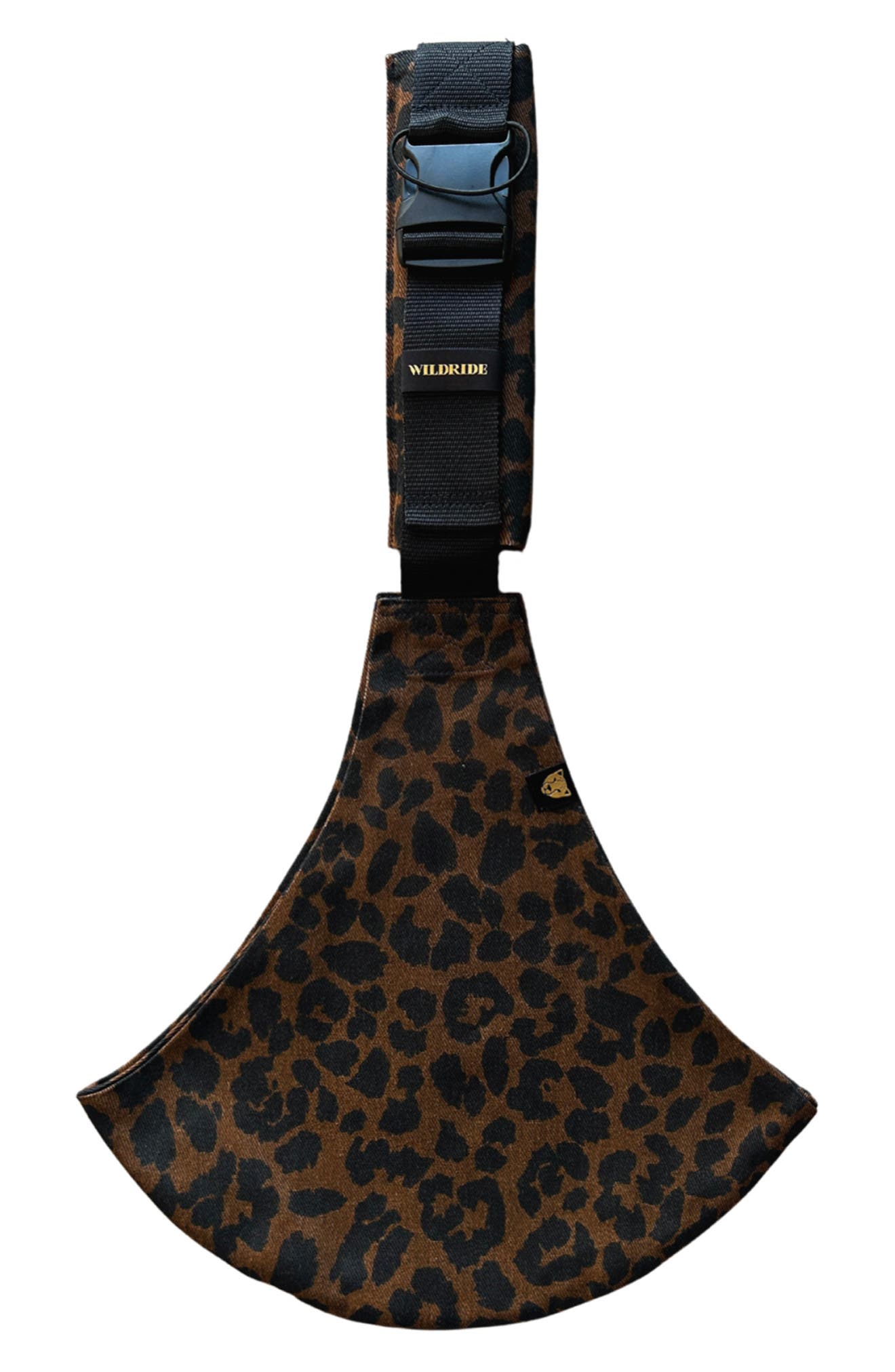 WILDRIDE Toddler Carrier in Brown/Black Leopard Pattern 