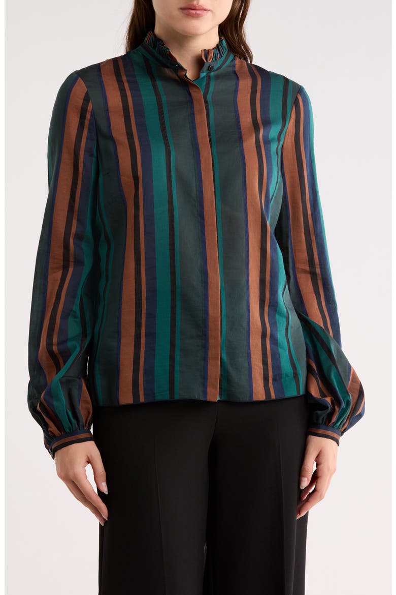 Stripe Print Top, Main, color, FIR