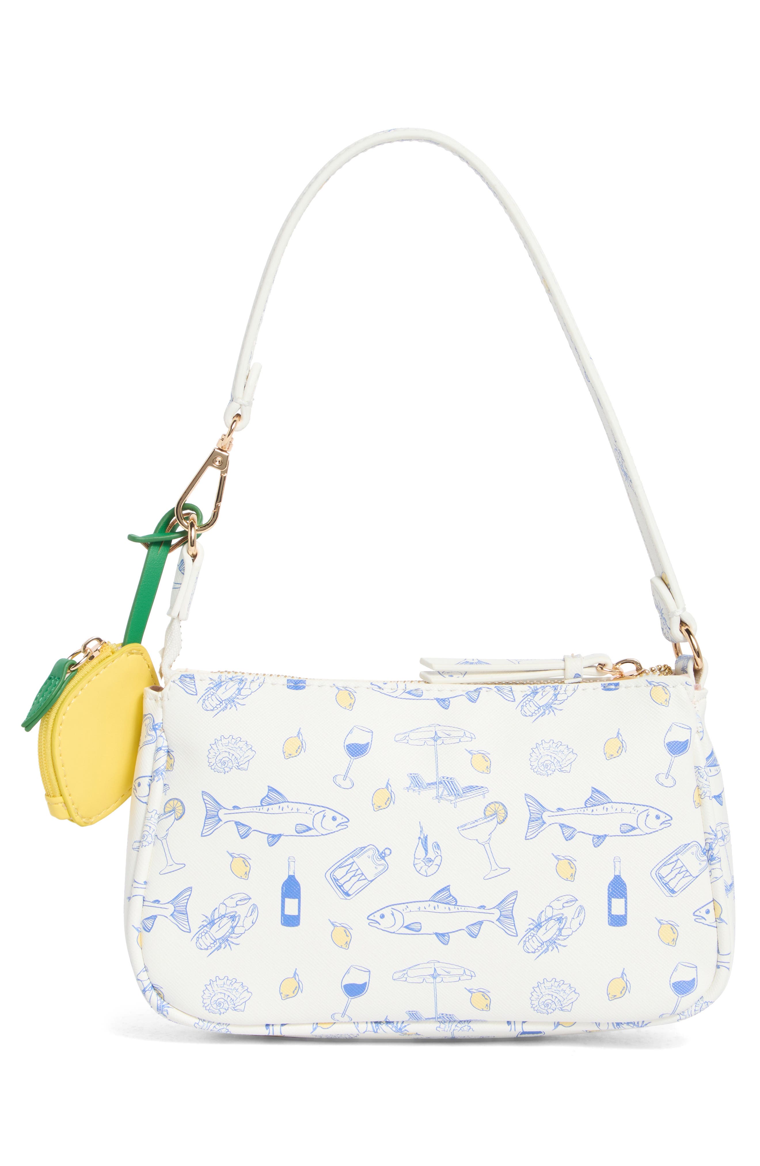 ALDO Tren Shoulder Bag, Alternate, color, Other White