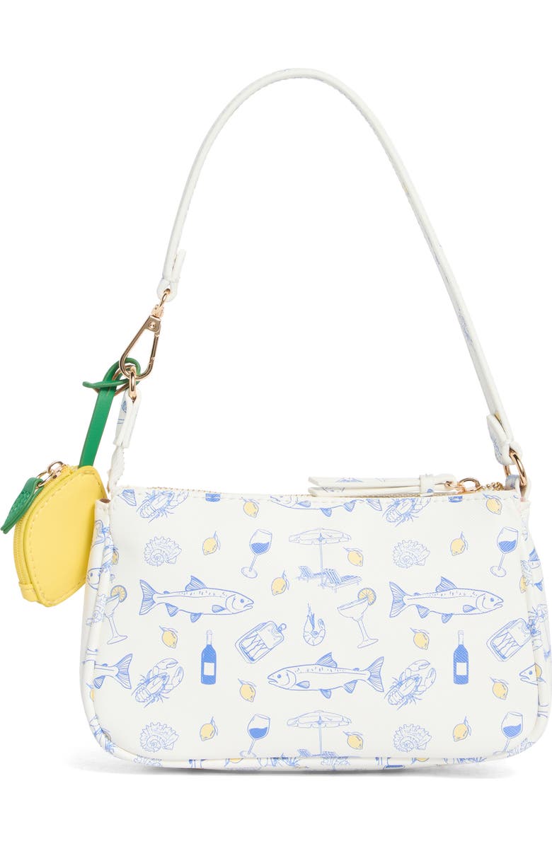 ALDO Tren Shoulder Bag, Alternate, color, Other White
