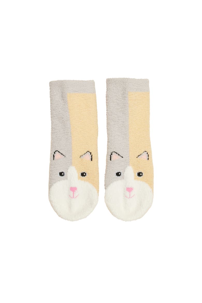 Calico Cat Crew Sock Set, Alternate, color, Multi Color