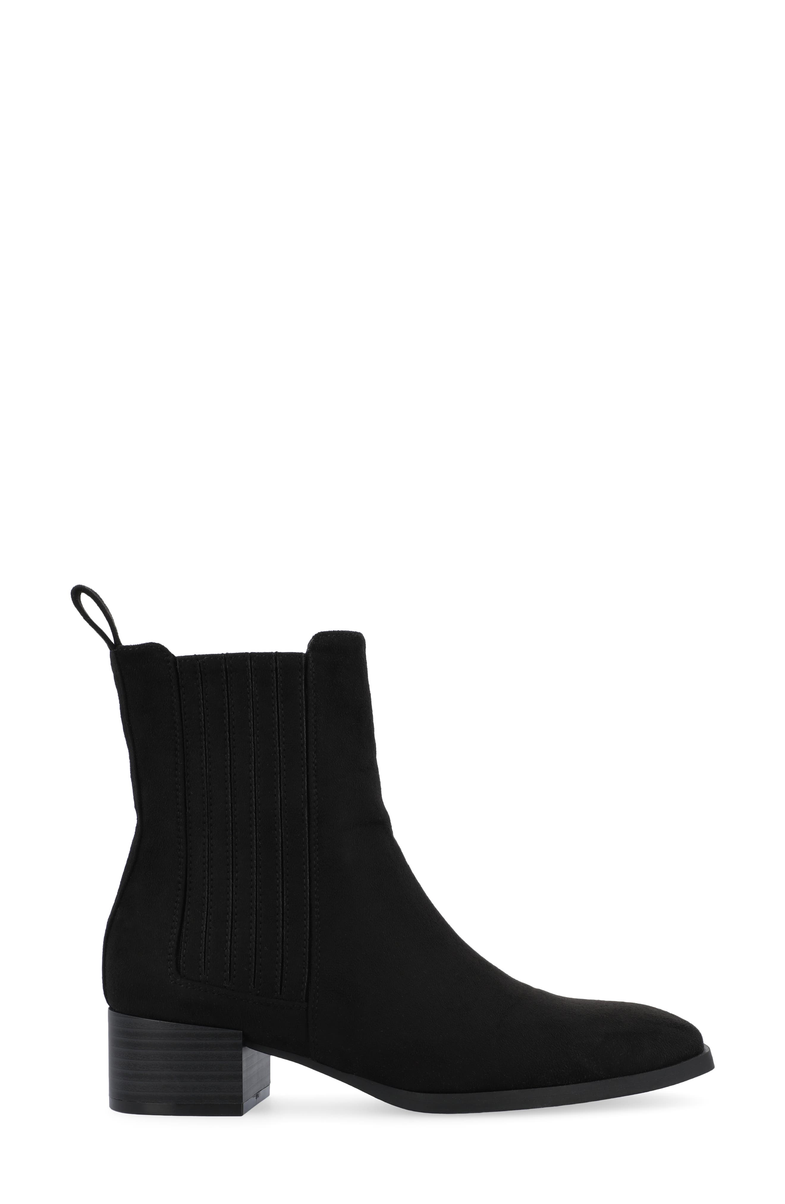 Journee Collection Wrenley Bootie, Alternate, color, Black