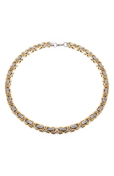 Men's Mechanic Byzantine Chain Necklace
