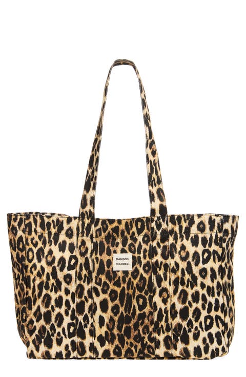 Leopard Canvas Tote