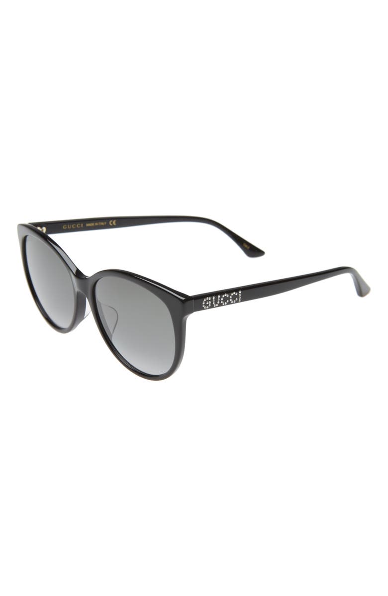 Gucci 56mm Round Sunglasses, Alternate, color,