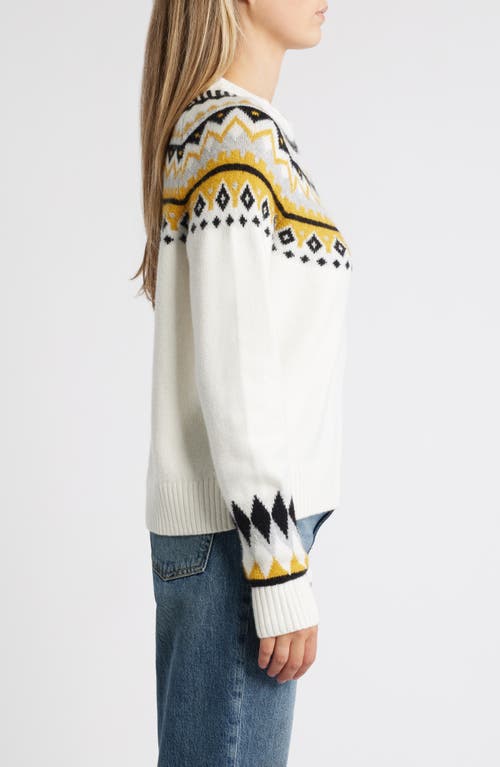 CASLON CASLON® FAIR ISLE CREWNECK PULLOVER SWEATER