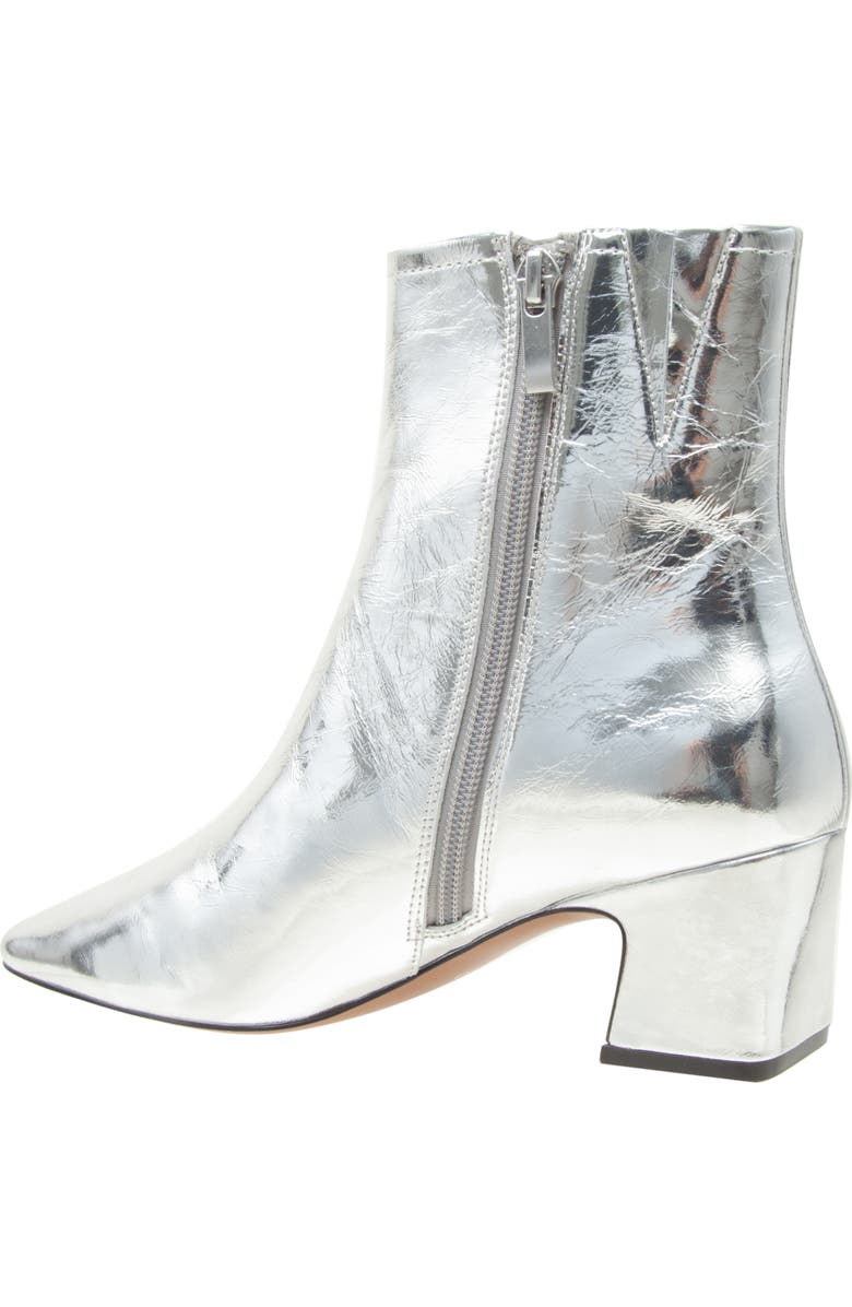 Linea Paolo Wrenly Block Heel Bootie, Alternate, color, Silver