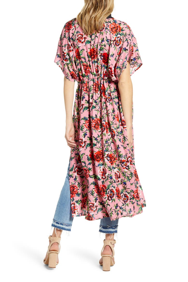 NFC Summer Rose Duster, Alternate, color, SUMMER ROSE PRINT