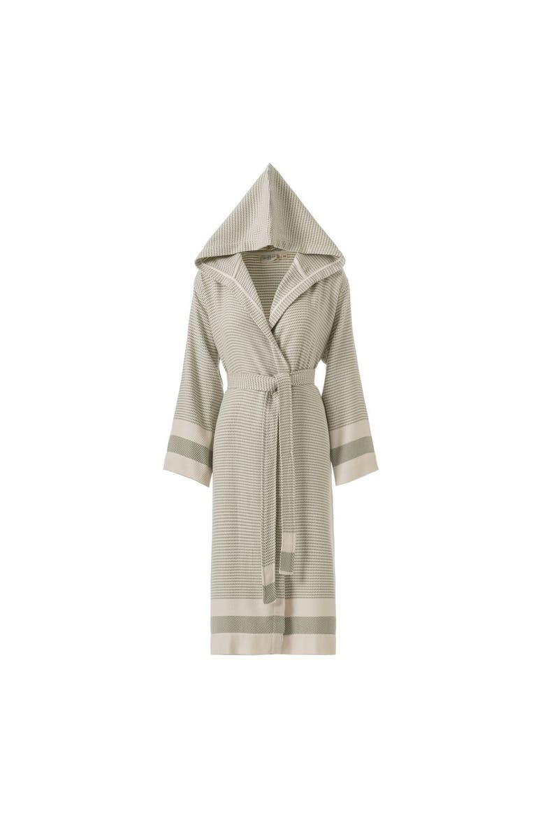 Pixel Turkish Cotton Towel Robe, Main, color, Sage Green