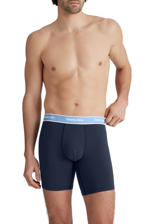 Men's 3-Pack Essential Cool Cotton Blend 6-Inch Boxer Briefs