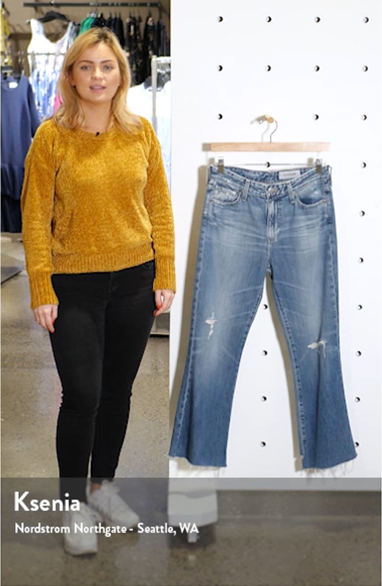 Quinne High Waist Kick Flare Jeans, sales video thumbnail