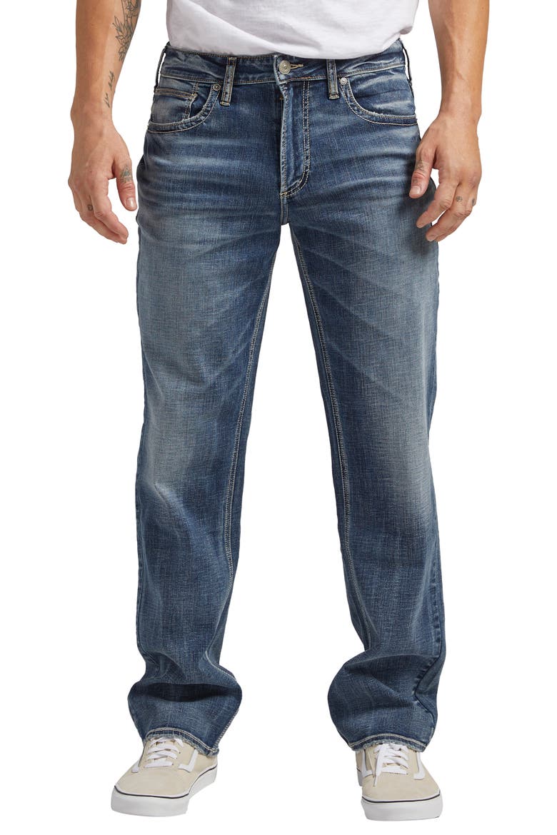 Grayson Classic Fit Straight Leg Jeans, Main, color, INDIGO