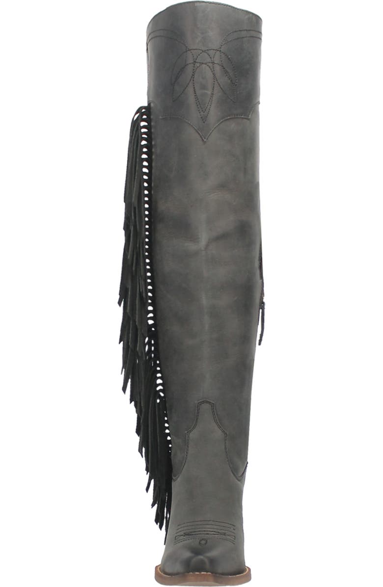 Dingo Sky High Fringe Western Boot, Alternate, color,