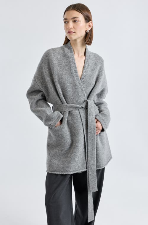 Almina Concept Wrap Cardigan In Green