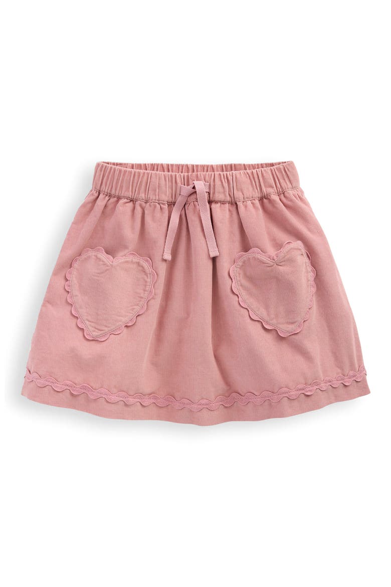 Kids' Corduroy Heart Pocket Skirt, Main, color, VINTAGE PINK