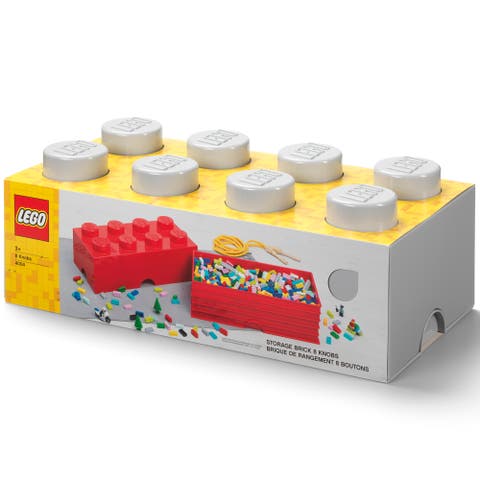 Storage Brick 8 Medium Stone Grey