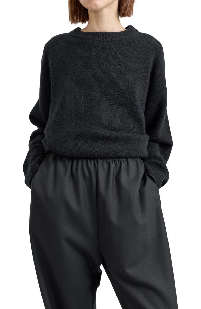 Almina Concept Wool Pants, Alternate, color, Black