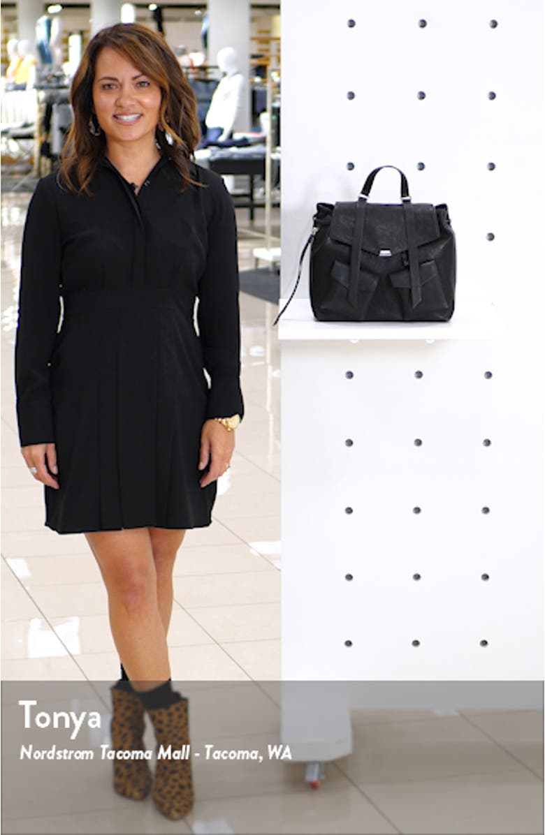 Tower Leather Backpack, sales video thumbnail