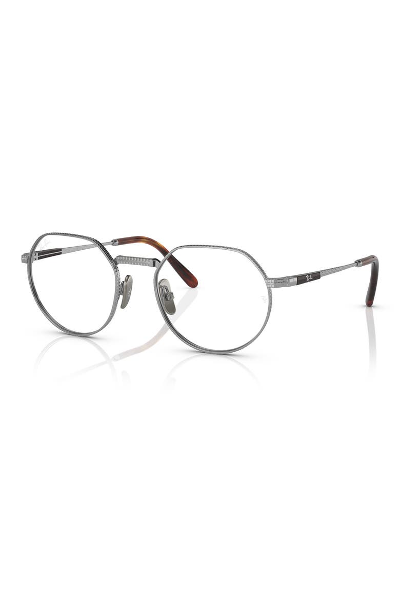 Jack 51mm Irregular Optical Glasses, Alternate, color, SILVER