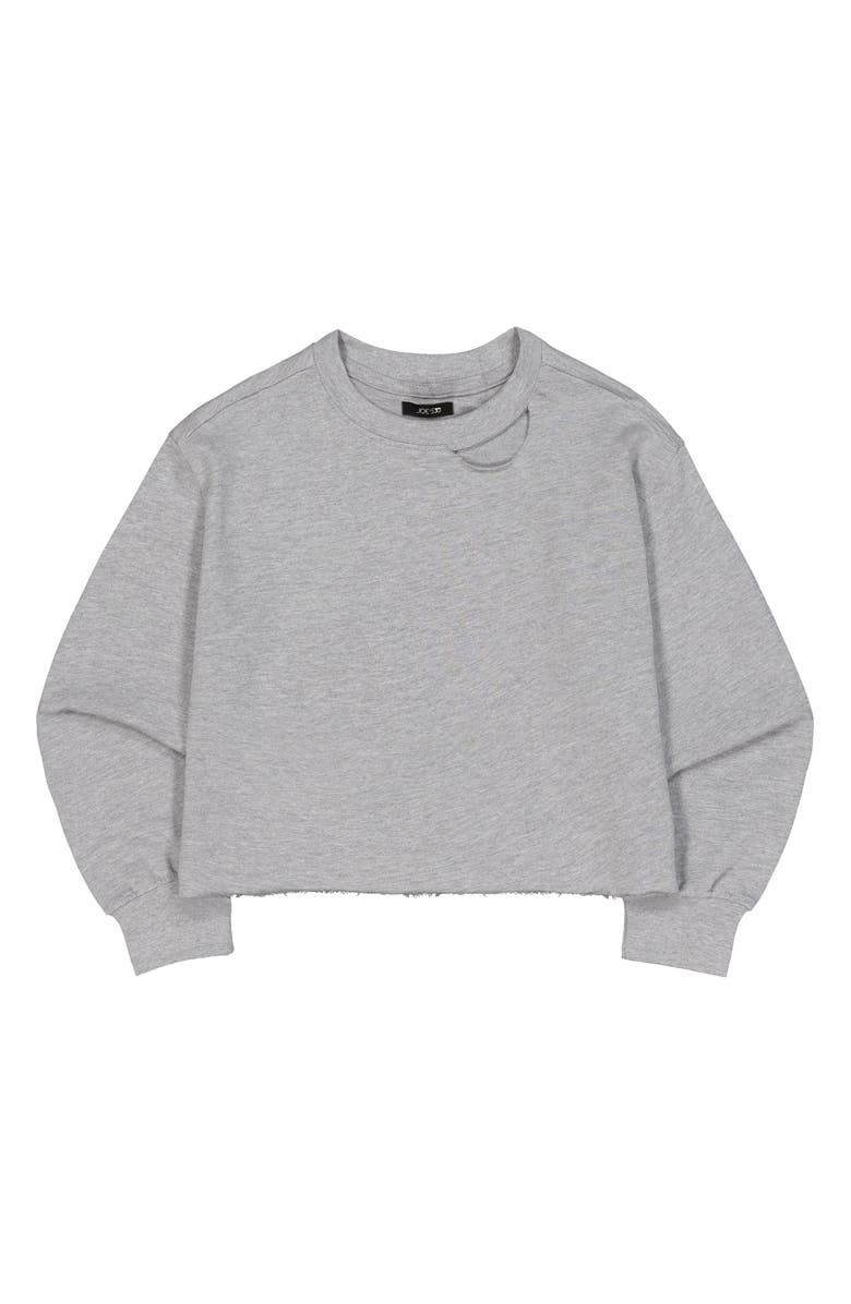 Joe's Jeans Kids' French Terry Relaxed Fit Sweatshirt, Main, color, Heather Grey