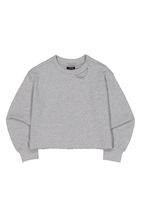 Kids' French Terry Relaxed Fit Sweatshirt (Big Kid)
