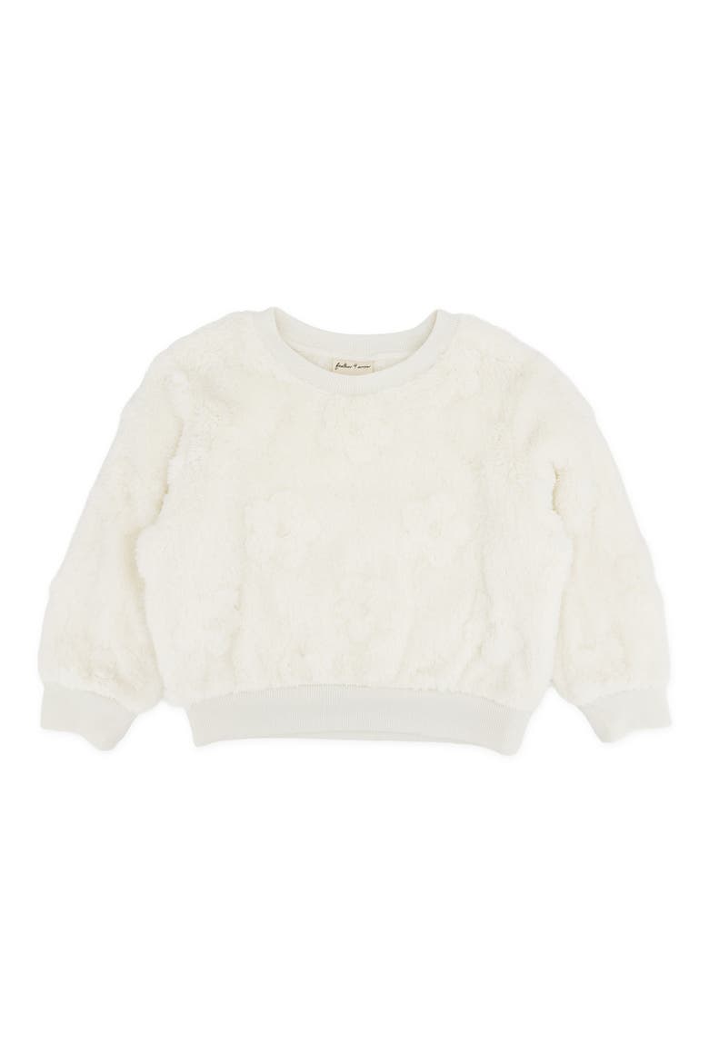 Yummy Plush Sweatshirt & Joggers Set, Alternate, color, IVORY